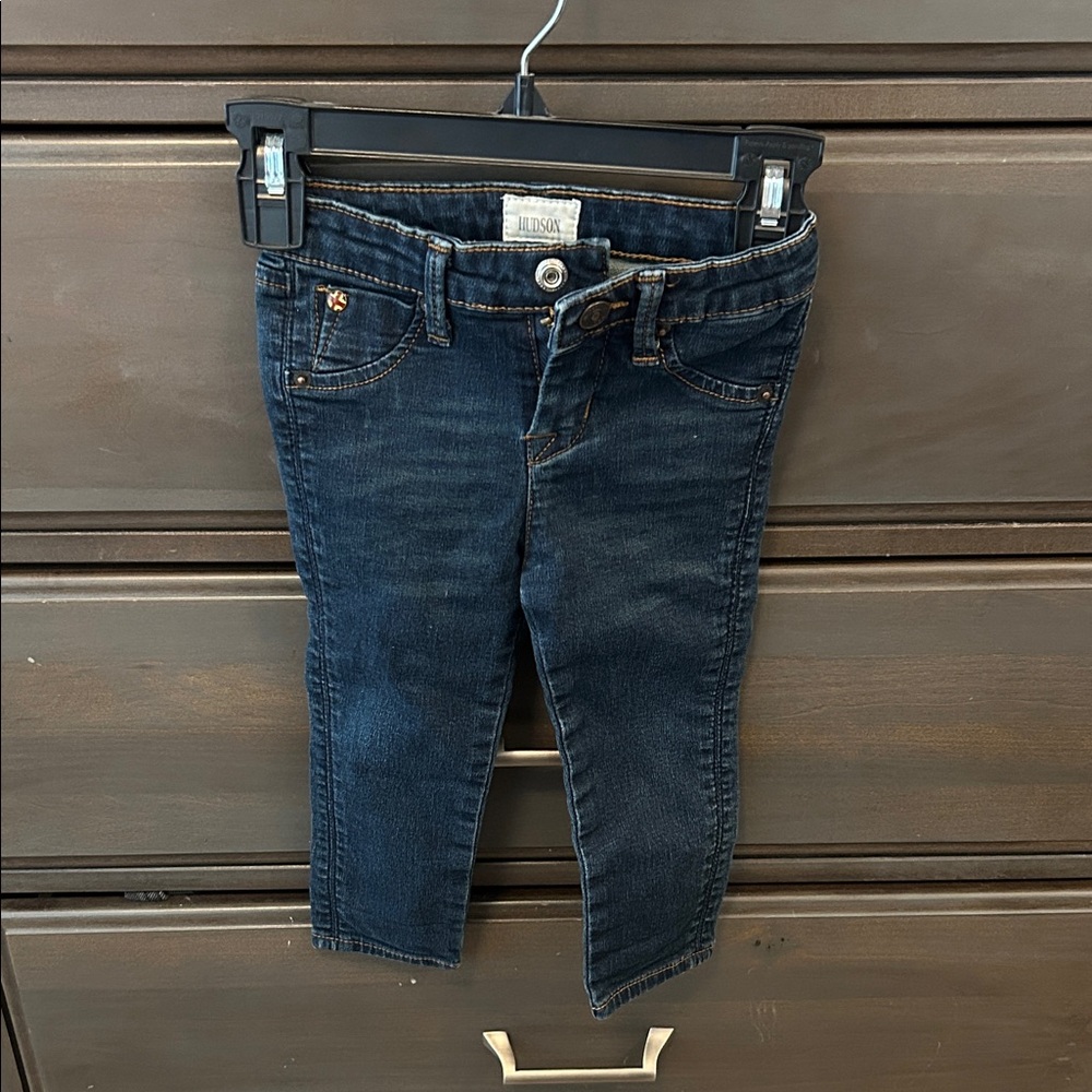 Hudson Jeans Dark Blue Ankle Cropped Women's Jeans